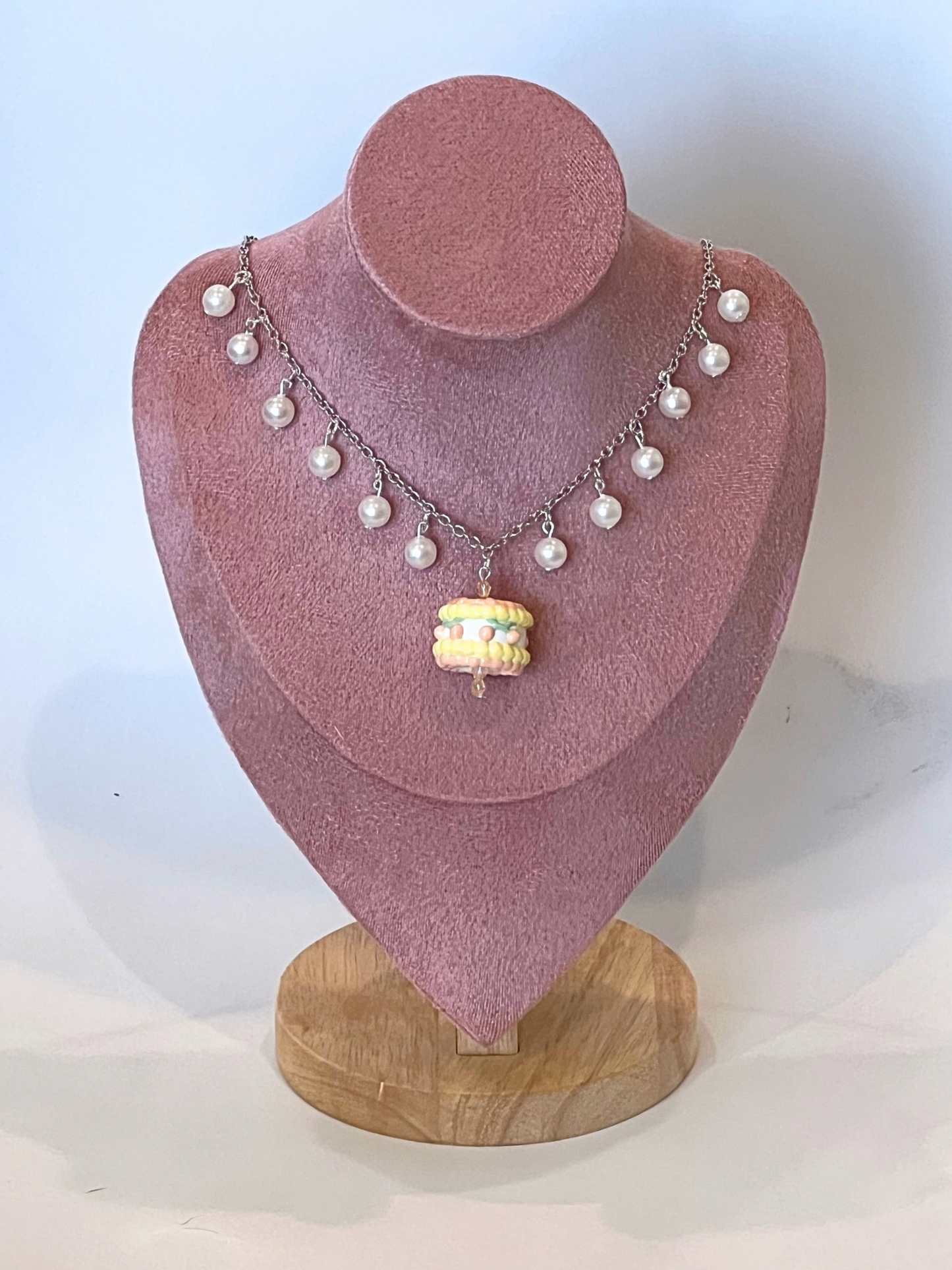 Cake Pendant Necklace