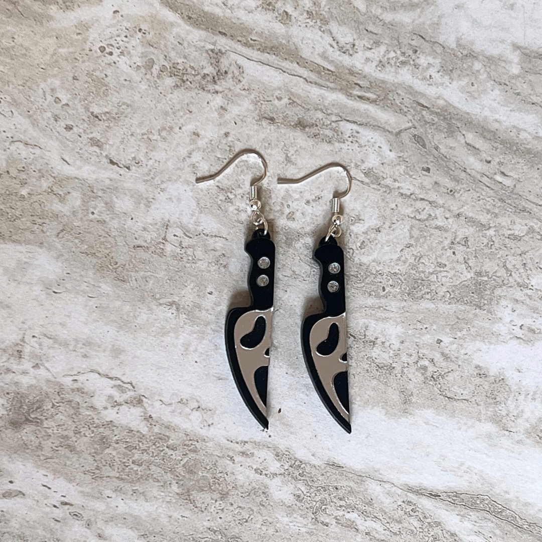 Scream Dagger Earrings