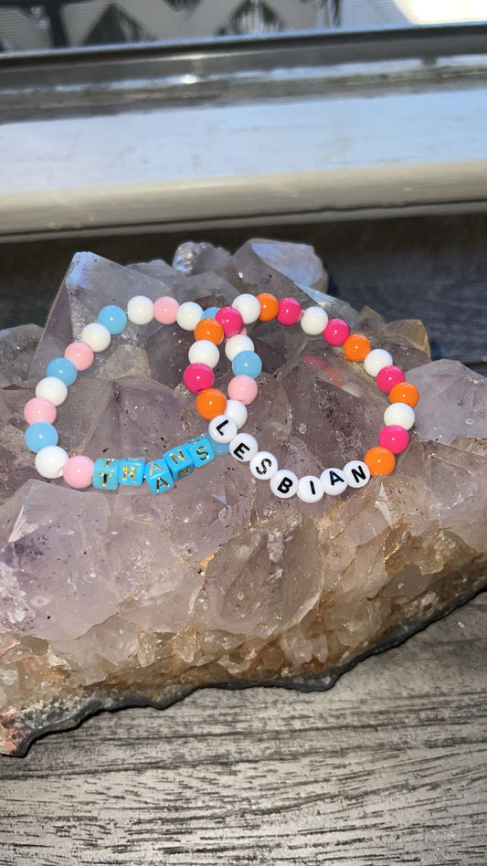 Lesbian Pride Bracelet