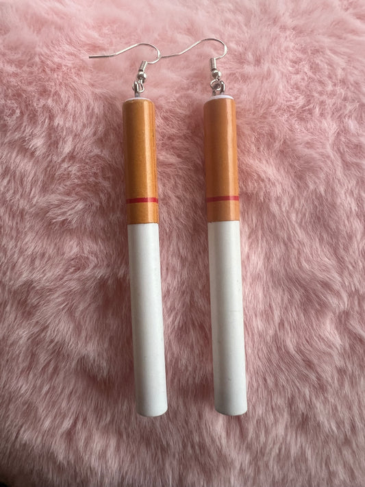 Cigarette Earrings