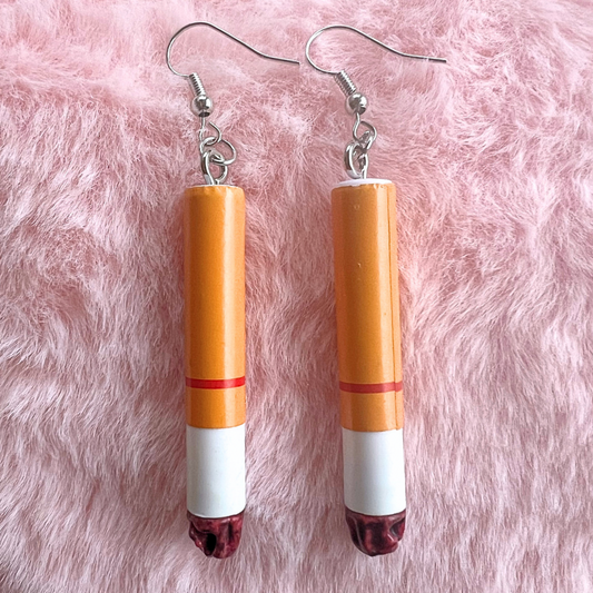 Cigarette Butt Earrings