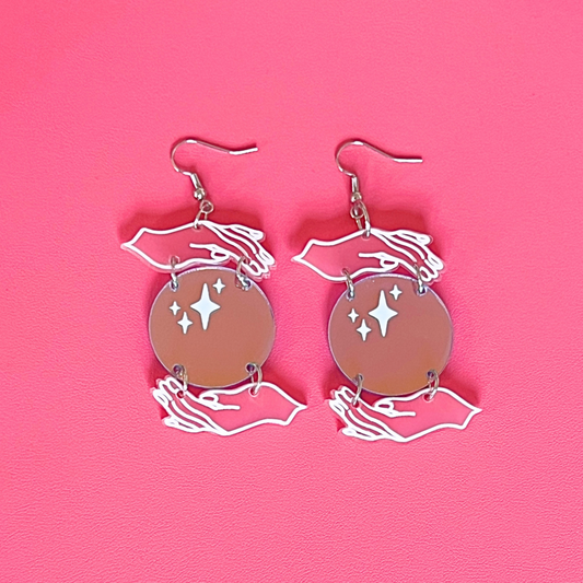 Crystal Ball Earrings